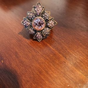 La Vintage Copper Starburst Ring